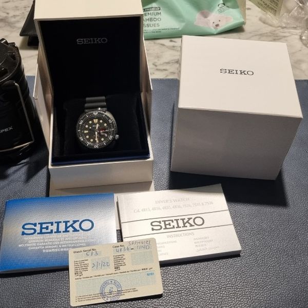 Montre Seiko Turtle Black Limited Edition - Édition Limitée, Automatique, Full Set 2018