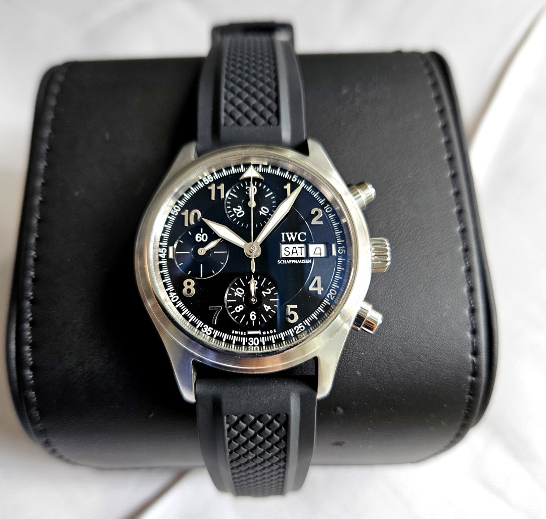 IWC Spitfire Pilot Chronograph IW3706 WatchCharts Marketplace