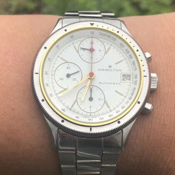 時計 HAMILTON LANCASTER LEMANIA 5100 38mm Hamilton Lancaster HTC Chronograph Lemania 5100 Automatic Watch