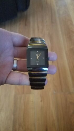 Rado Jubile DiaStar 152.0332.3 Quartz Black Gold Ceramic Titanium