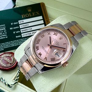 Rolex Datejust 116201 Price as of July 2026 | WatchCharts