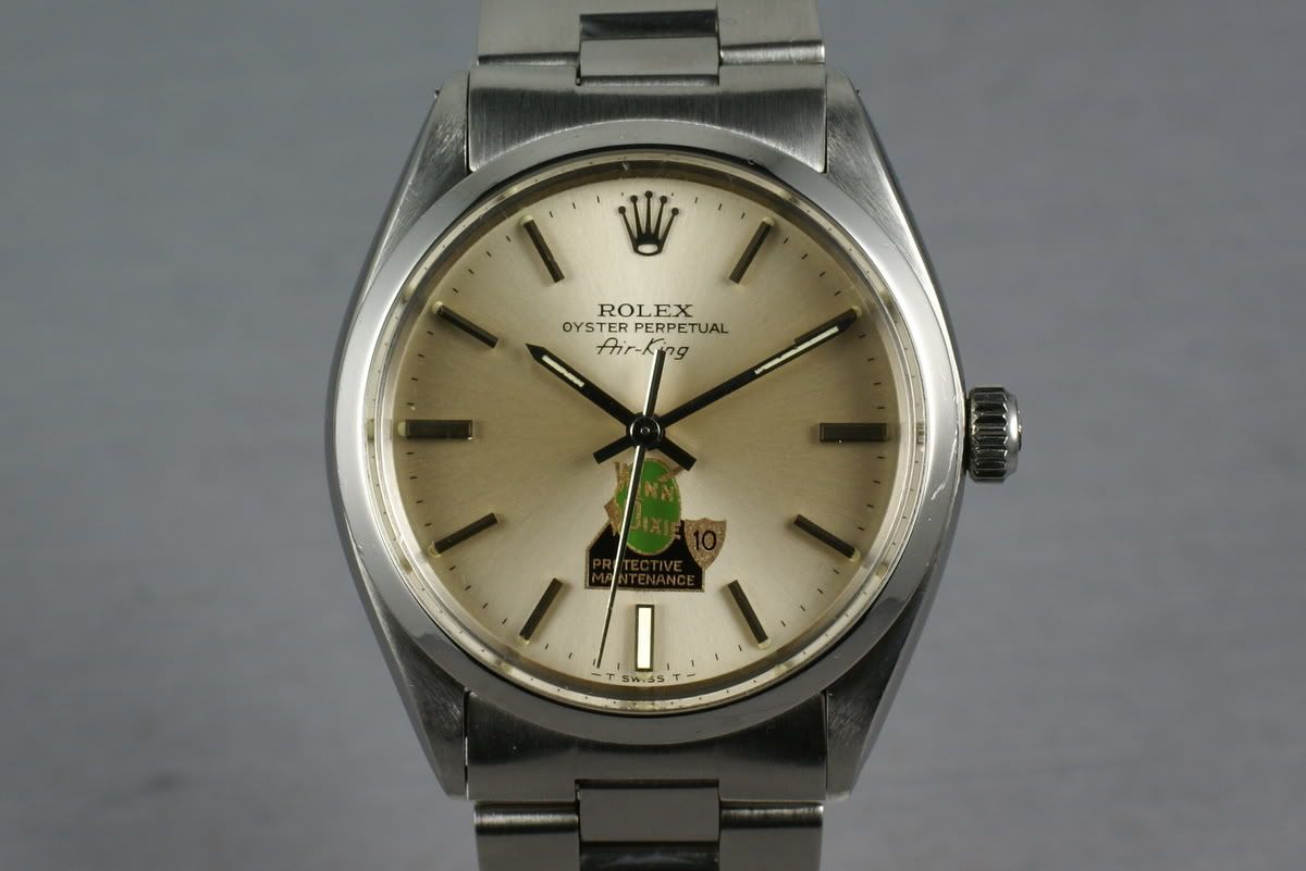 Rolex Air King Ref 5500 Winn Dixie WatchCharts Marketplace