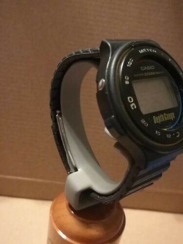 Casio Depth Gauge DW 220DG vintage diver watch rare model 