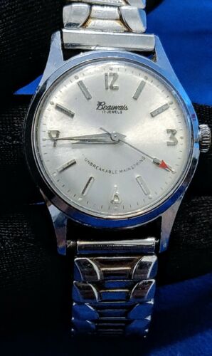 Beauvais By Mathey Tissot Vintage 17 Jewels Manual Wind Mens Watch