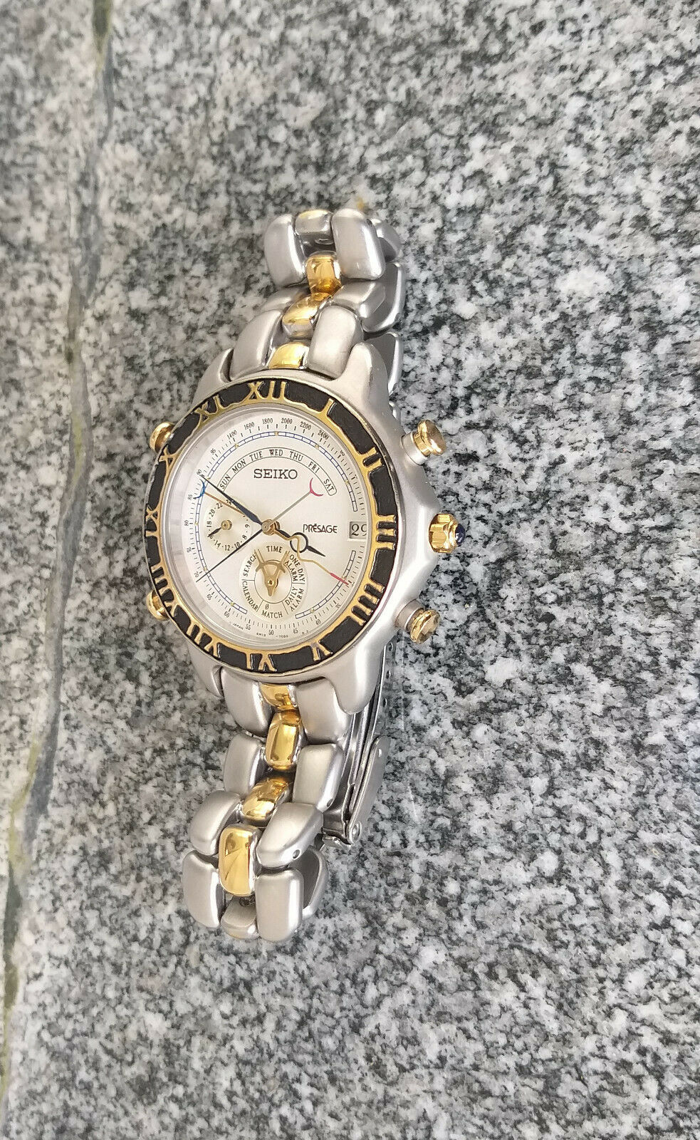 YMC 計13枚 SEIKO PRESAGE 6M13-7000 SAWK001 PERPETUAL CALENDAR ALARM