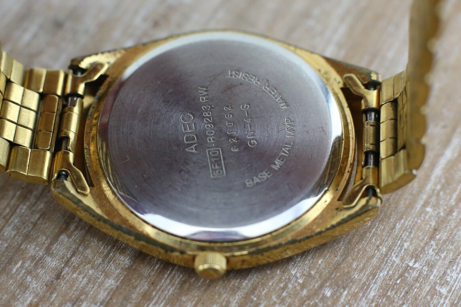 Vintage Black And White Chrono Adec Watch | Citizen Chronograph Watch –  Vintage Radar