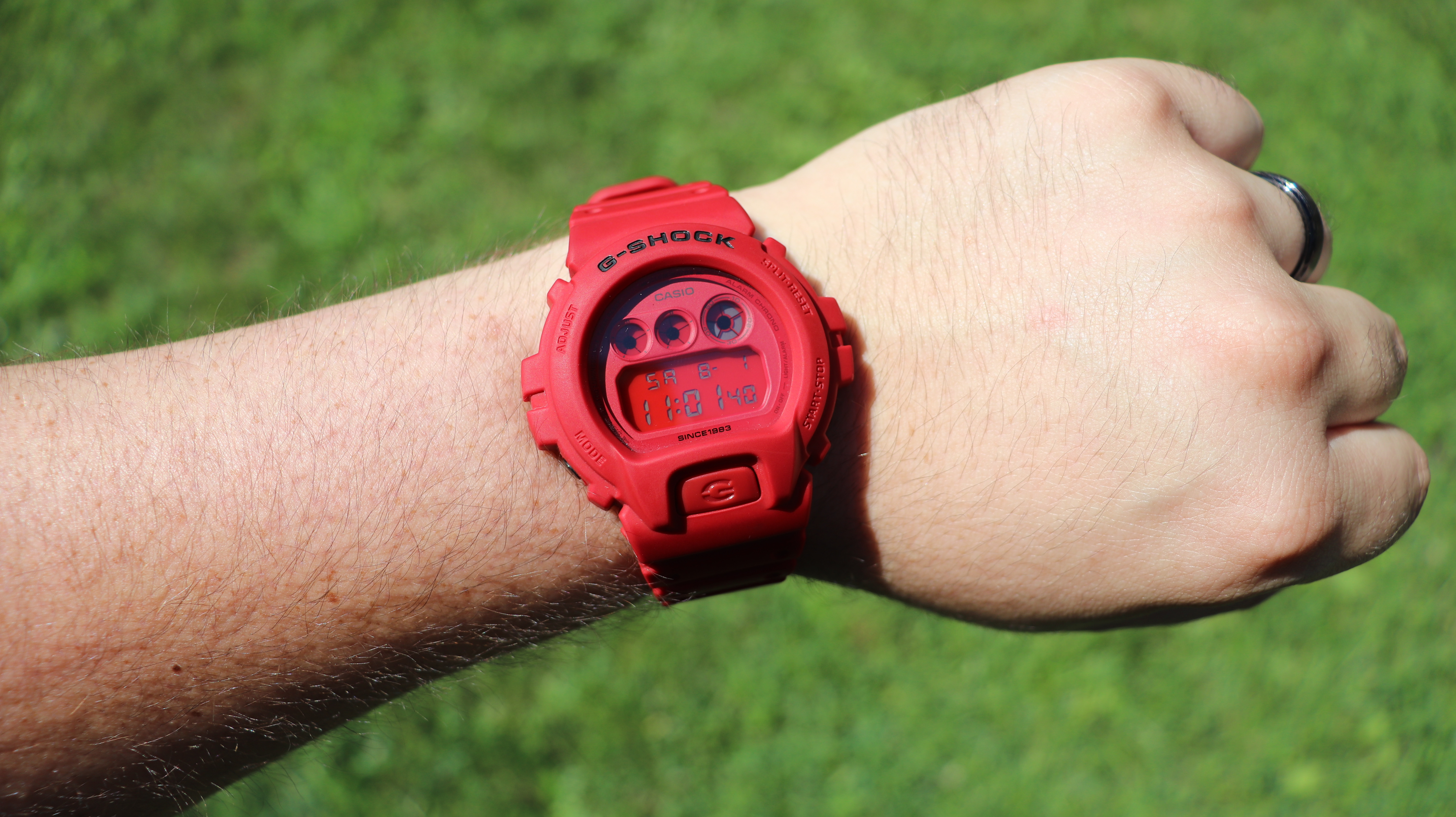 G shock 35th on sale anniversary red out