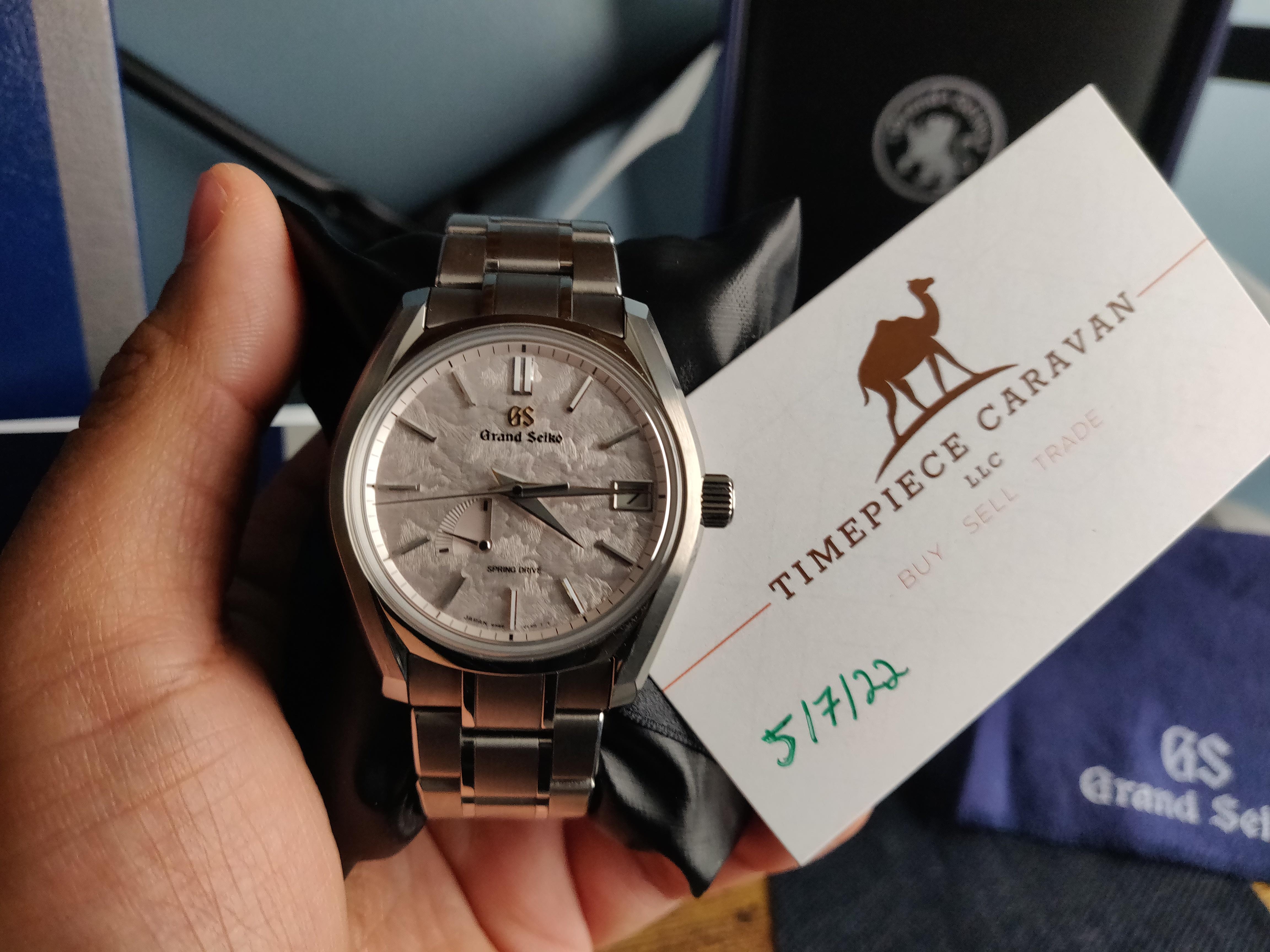 WTS Grand Seiko SBGA413 Cherry Blossom Spring Drive Full