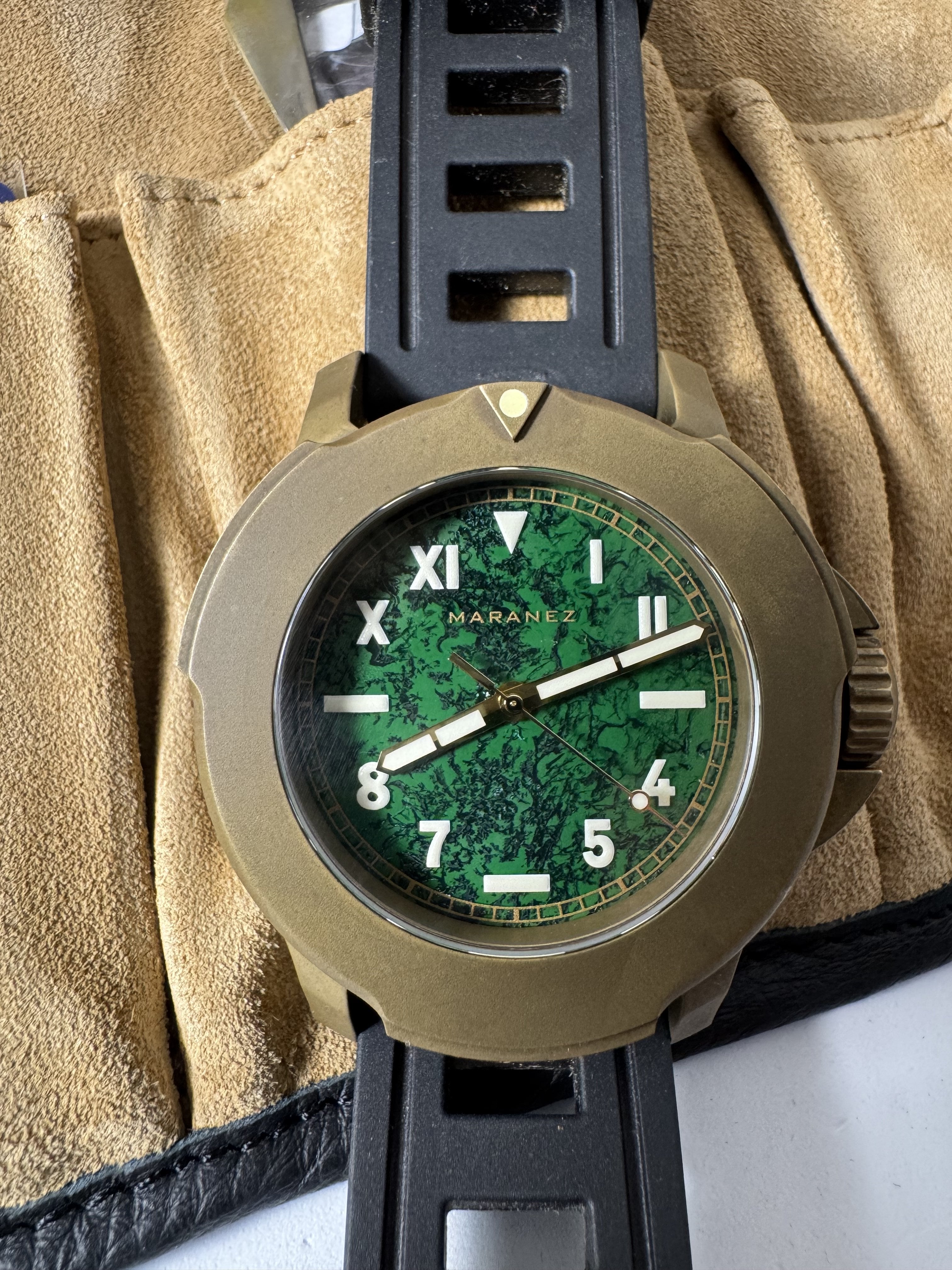 WTS: Maranez Bangla 44 Green Stone dial | WatchCharts Marketplace