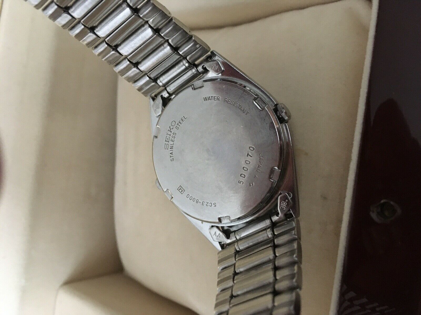 セイコー クロノス クオーツ アラーム 5C23-8000 SEIKO abitur.gnesin