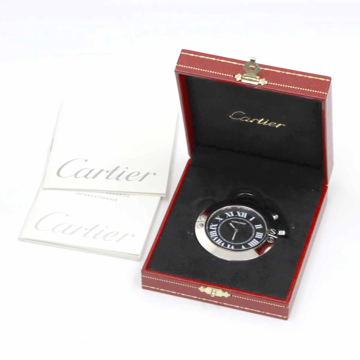 Battery replaced Cartier Cartier Santos Travel Clock W0100047