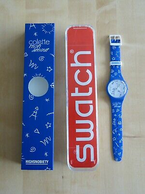 SWATCH COLETTE MON AMOUR CMA 2:13 SUOZ 327 LIMITED 1000 PIECES AND