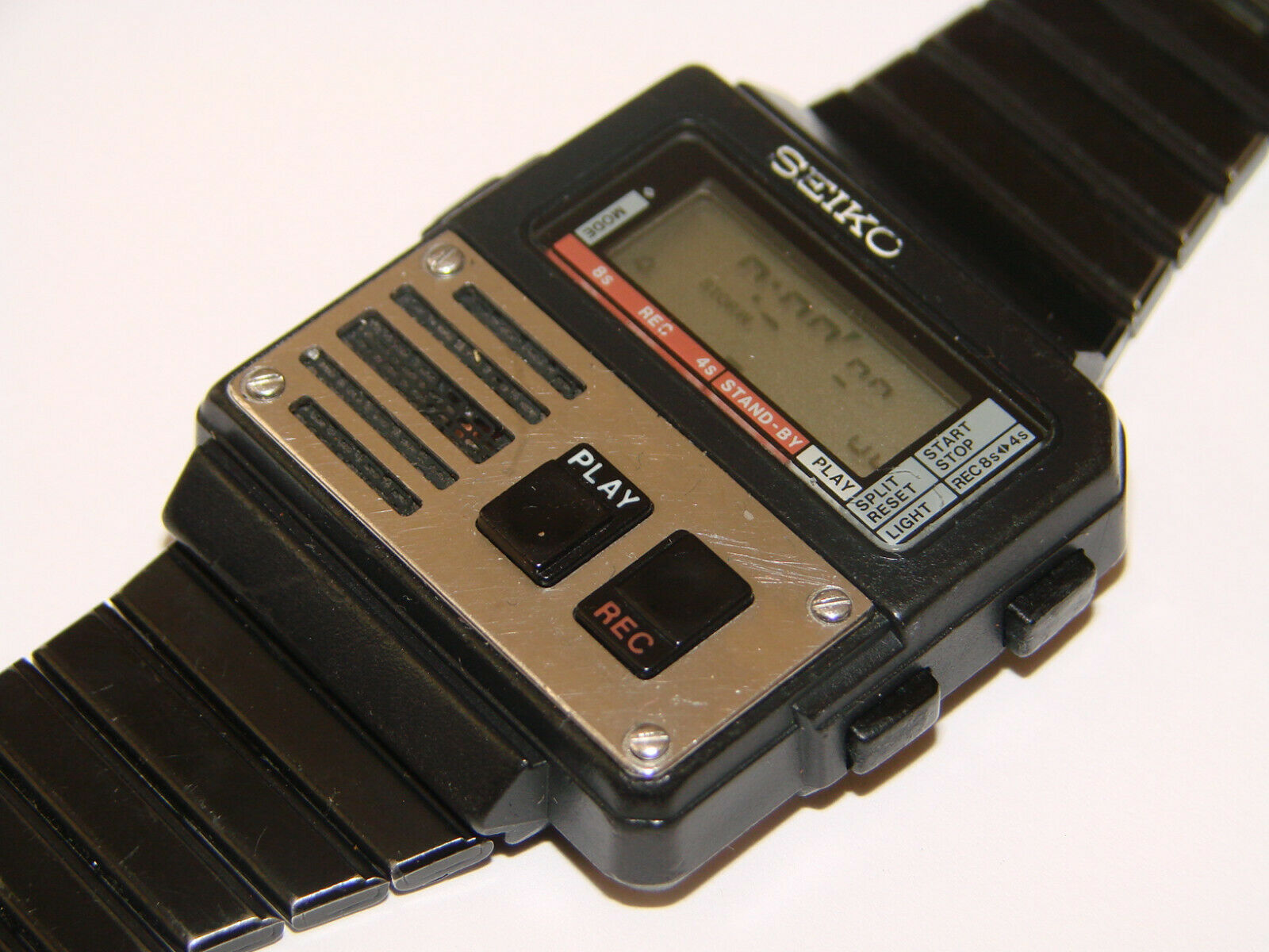 Seiko M516-4000 Voice Recording Watch Ghost Busters Defective LCD 1983  Japan | WatchCharts