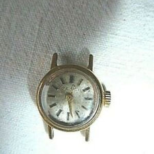 Montre Ancienne Femme Plaqué Or Vedette - Mouvement Quartz, Cadran Chiffres Arabes