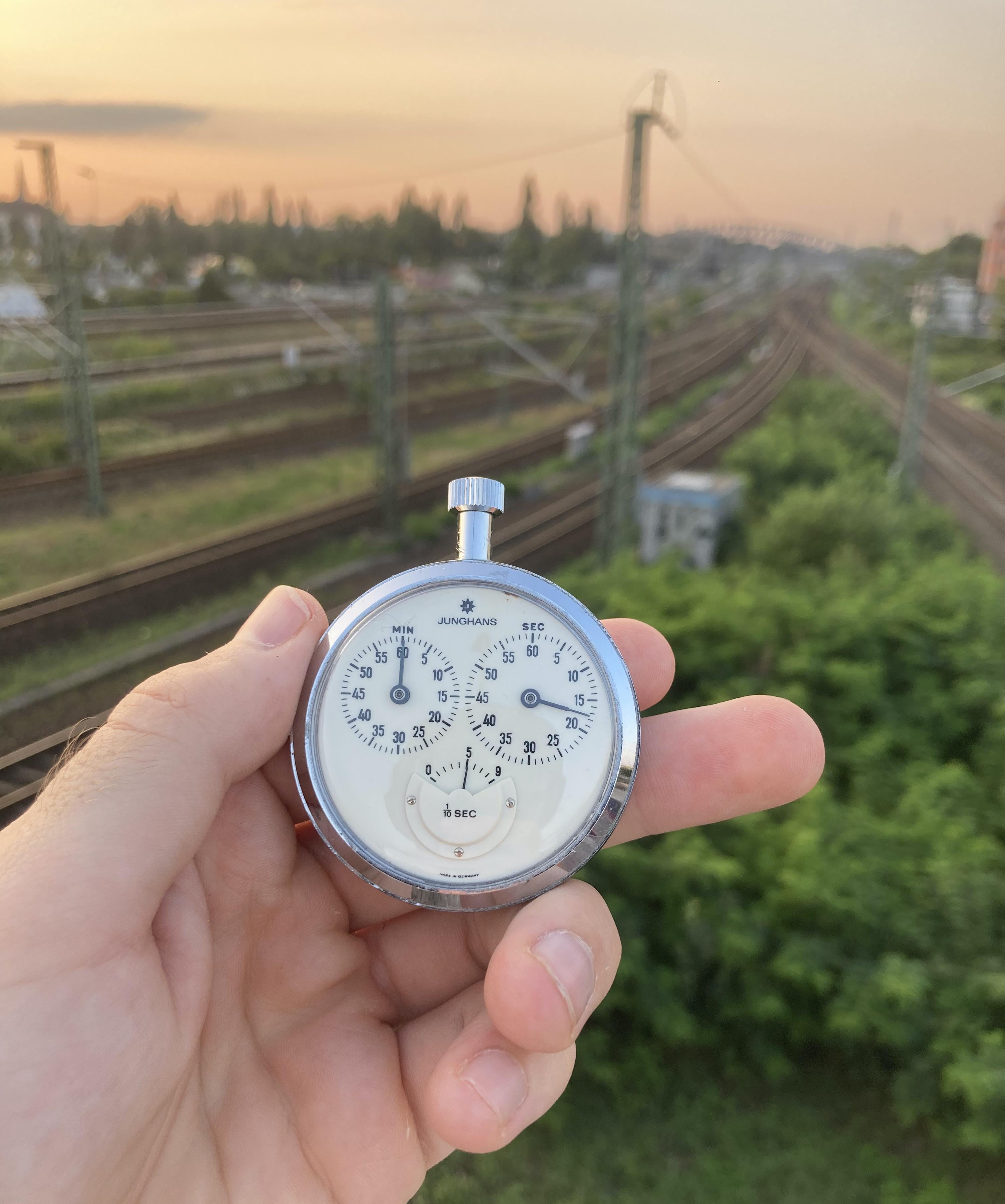 WTS EU Vintage Junghans 1 10 Seconds Stopwatch Hand wound 115