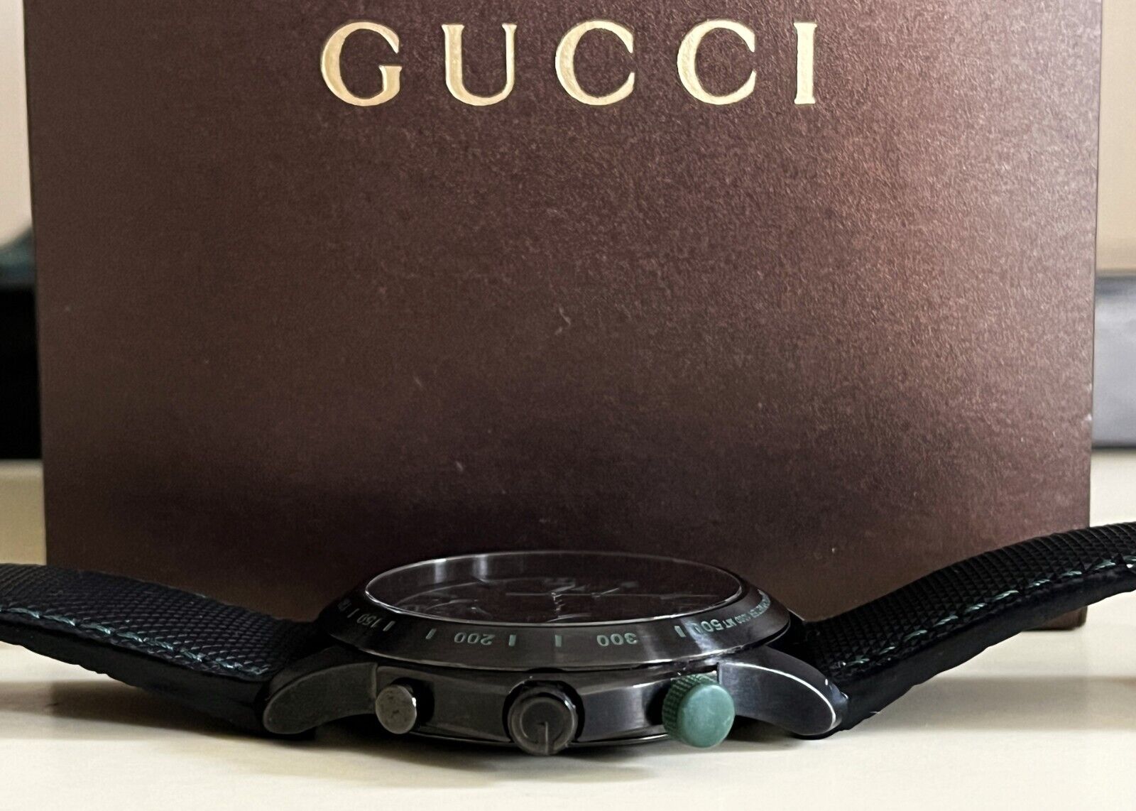 Gucci G-Timeless Black PVD Steel Case Mens Watch YA126224
