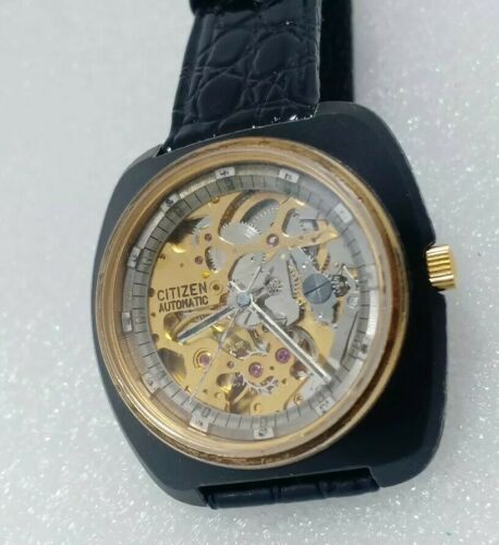 ◇CITIZEN オートマチック 25JEWELS スケルトン ジャンク r400