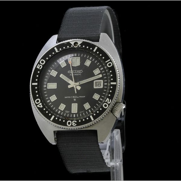 Rare Vintage 1969 SEIKO Turtle 6105-8000 Automatic Men's Diver Watch ...