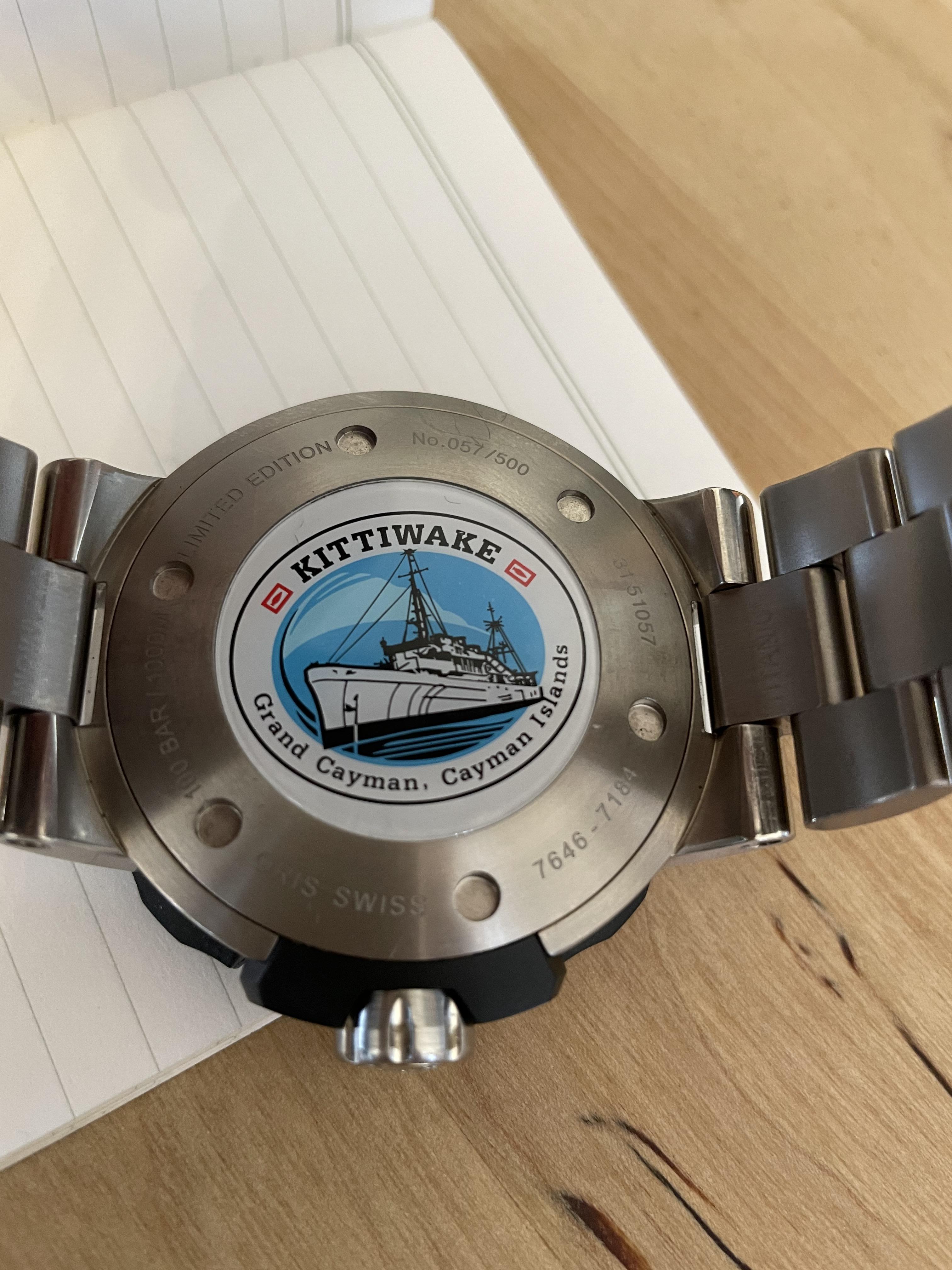 WTS ORIS KITTIWAKE LIMITED EDITION 57 500 Titanium Diver