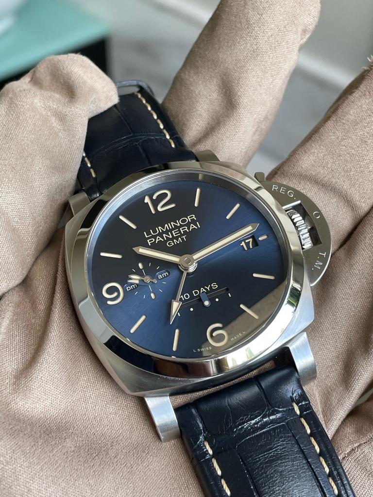 FSOT Panerai Luminor Marina Automatic 44mm Pam 986 Blue Dial MIAMI