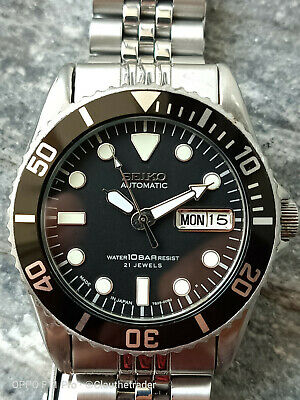 SEIKO DIVER 7S26-0050 SKX023 10 BAR RESIST AUTOMATIC MEN'S