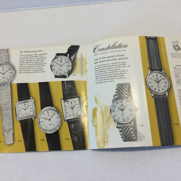 VINTAGE OMEGA Watch Price List Brochure Booklet 1940 1950s Advertising