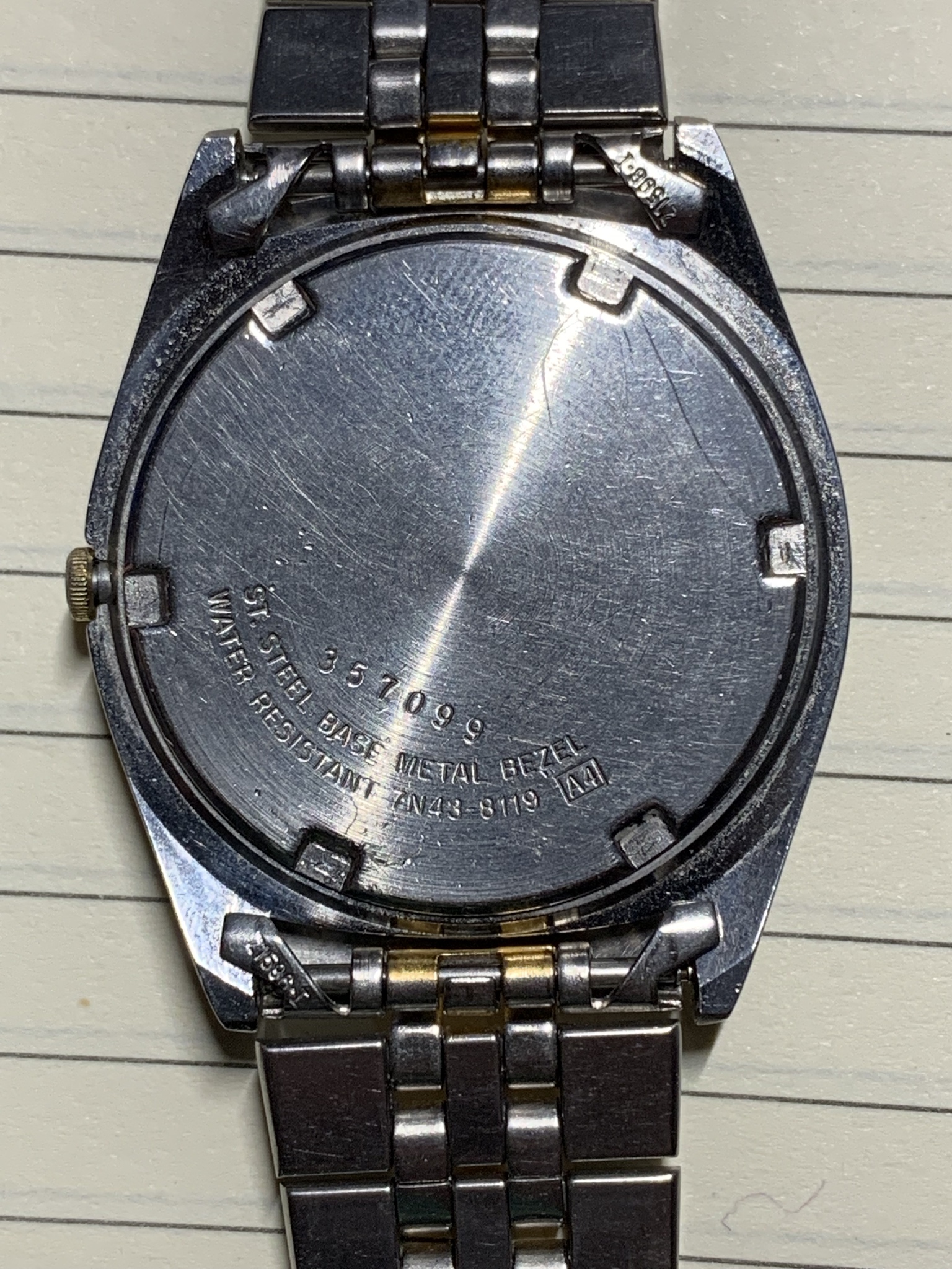 WTS] Seiko 7N43-8119 Two Tone Dress Watch | WatchCharts