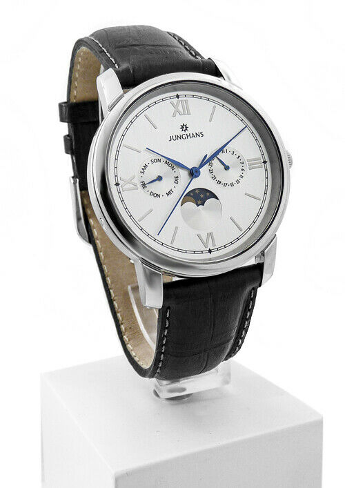 JUNGHANS GERMANY MONDPHASE KALENDARIUM SAPPHIRE LUXUS PHASE DE