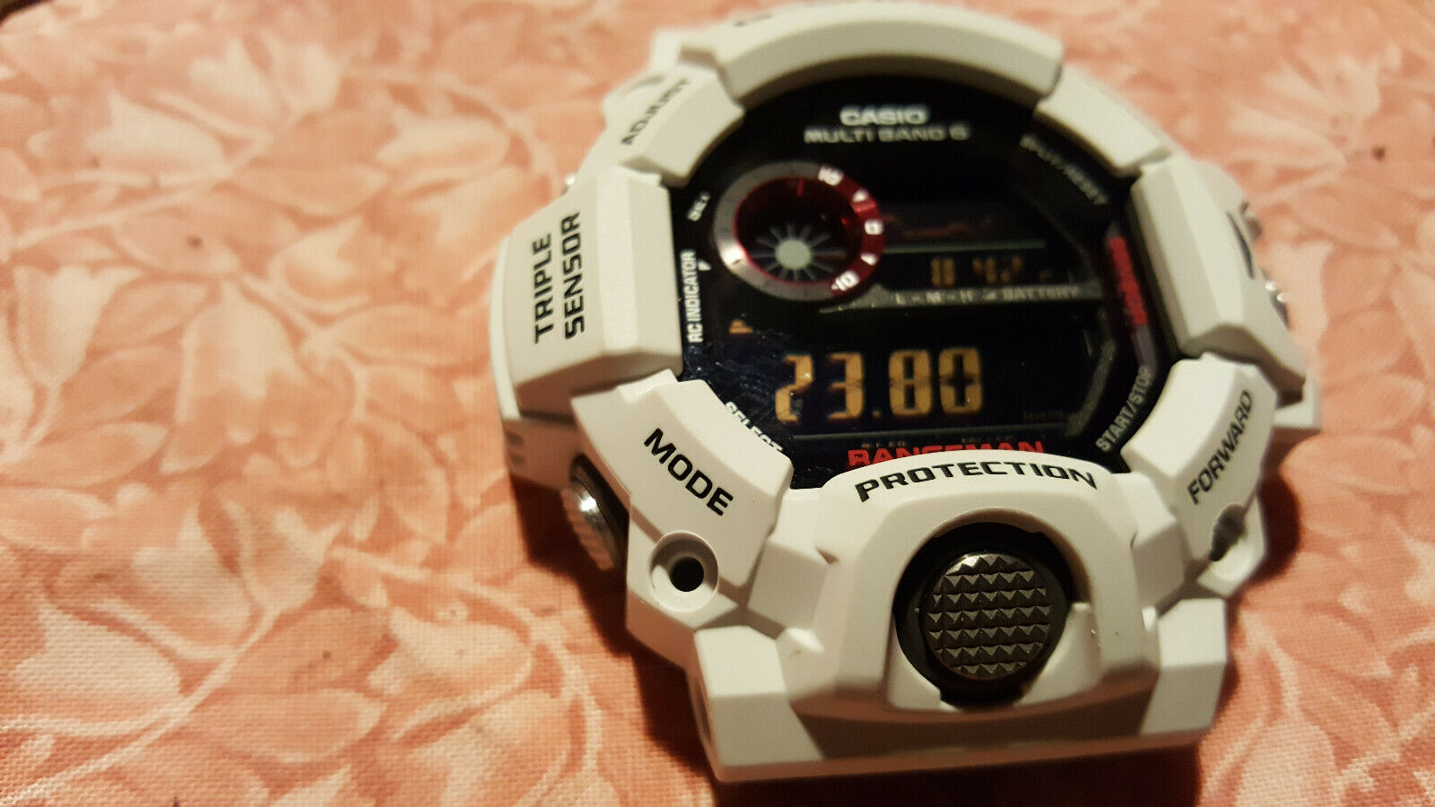 CASIO G-SHOCK BURTON RANGEMAN GW-9400 BTJ-8 WHITE BEZEL SHELL CASE 