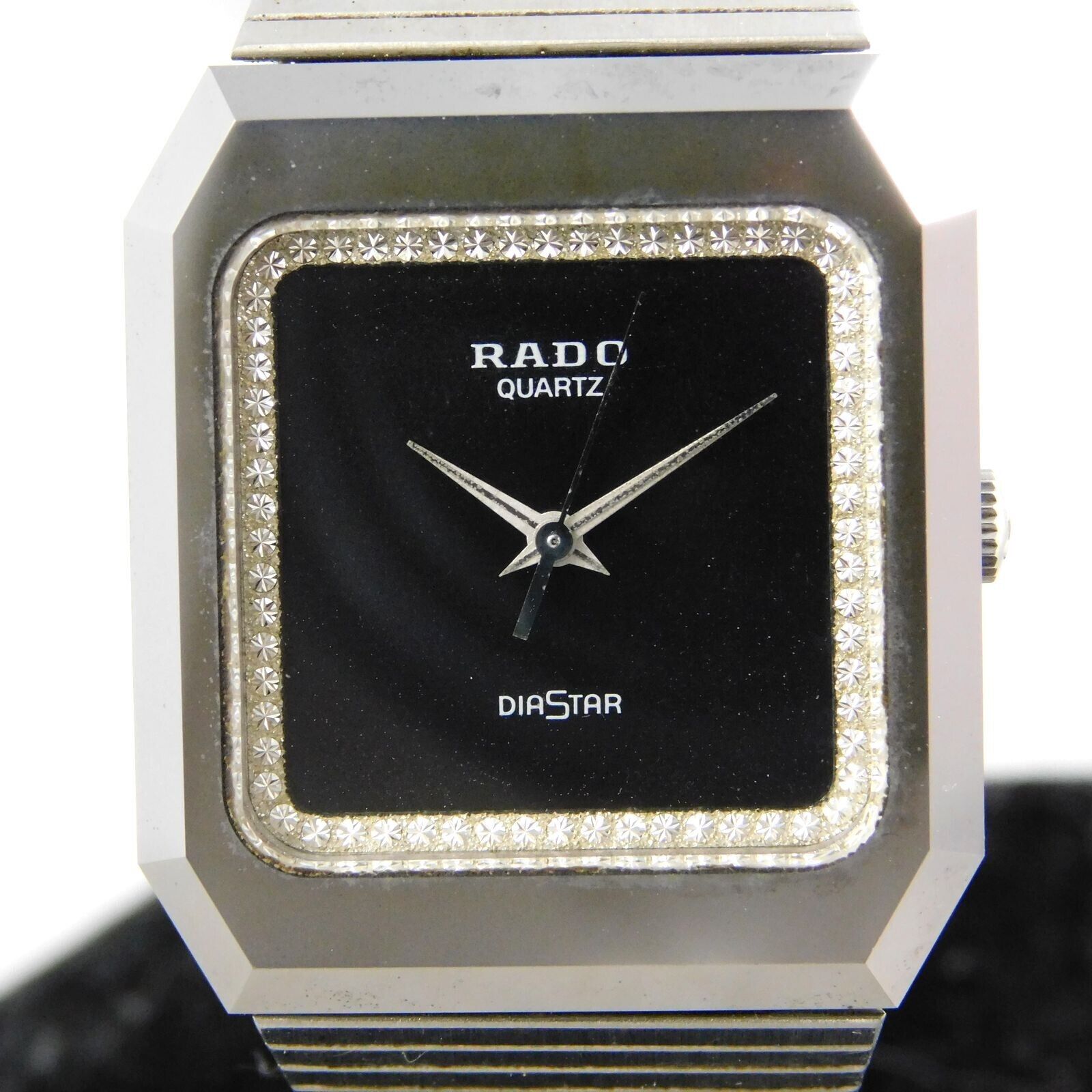 RADO DIASTAR 104.0118.3 MEN'S SILVER VINTAGE WATCH SWISS QUARTZ