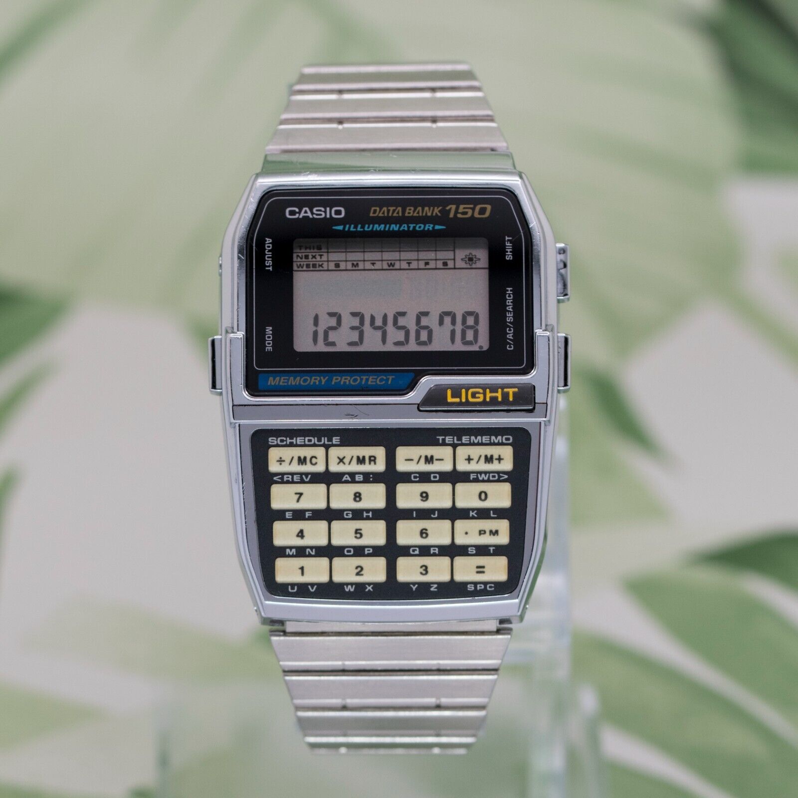 Vintage CASIO Data Bank DBC-1500 Calculator Digital Watch