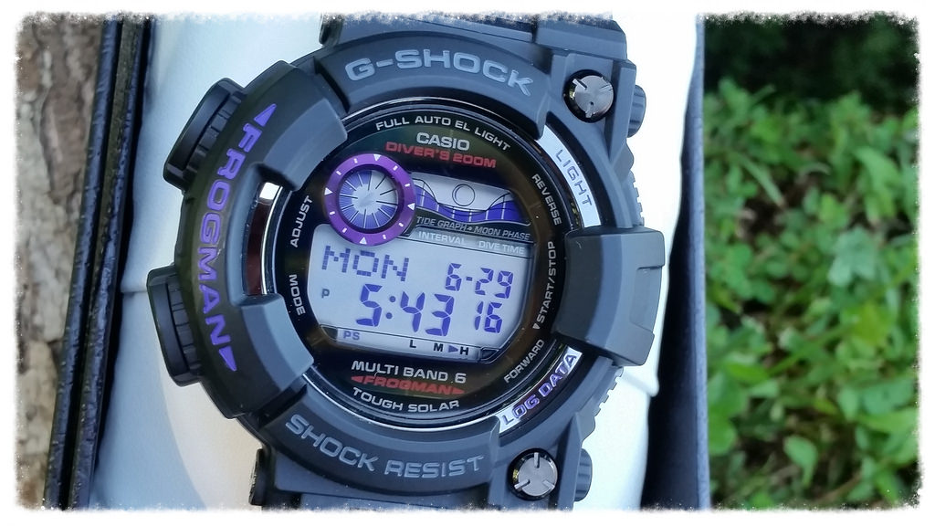 For SALE: Casio Frogman GWF-1000BP-1JF MEN IN DARK PURPLE Like NEW