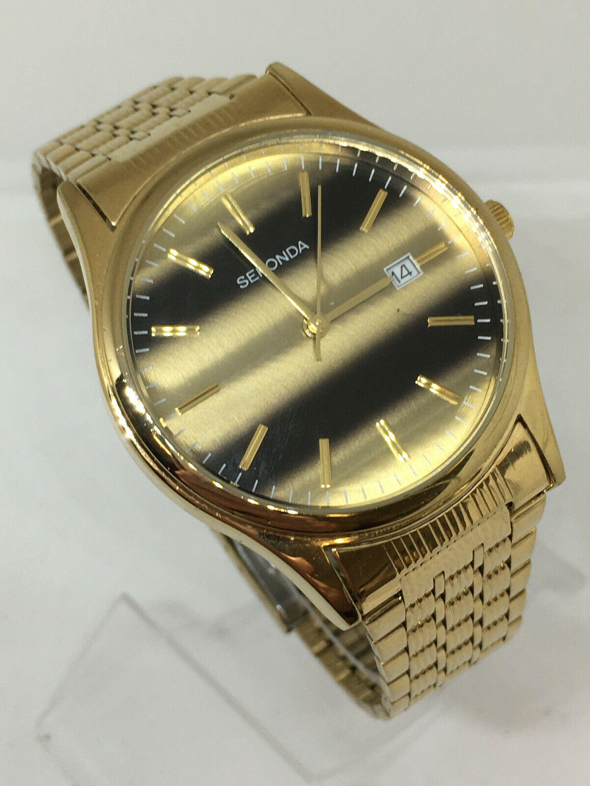 Sekonda Gents 3740B AKT Stainless Steel Watch Gold Bracelet Date |  WatchCharts