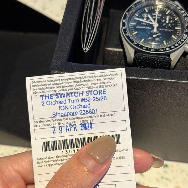 BNIN Omega x Swatch Watch Mission To The Moon | WatchCharts Marketplace