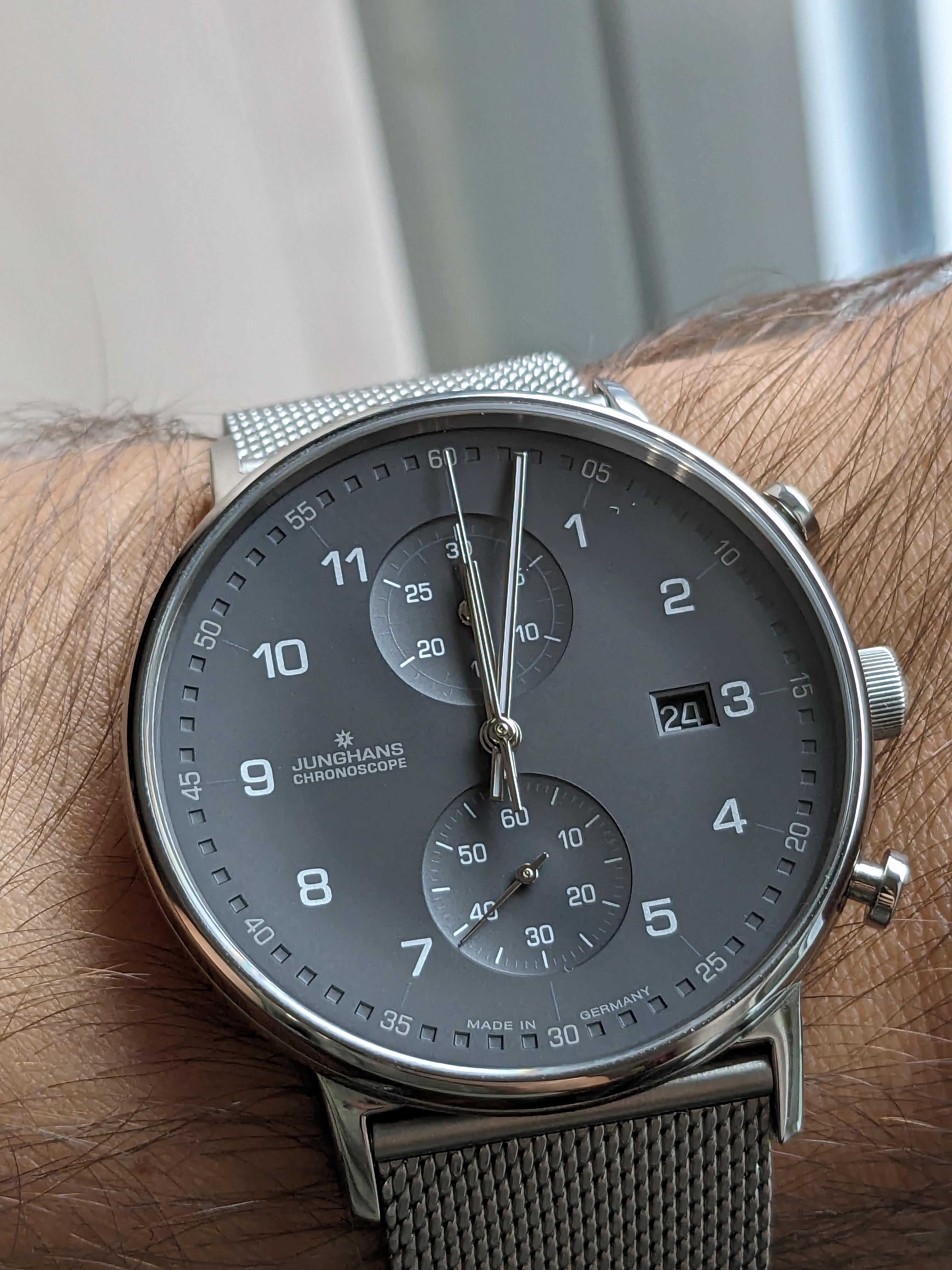 WTS Junghans Form C Chronoscope WatchCharts