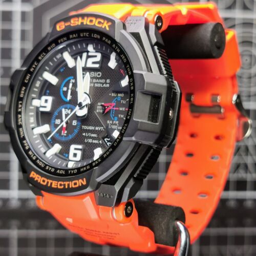 Casio G-Shock GW-4000 RESCUE ORANGE GravityMaster Solar Multiband