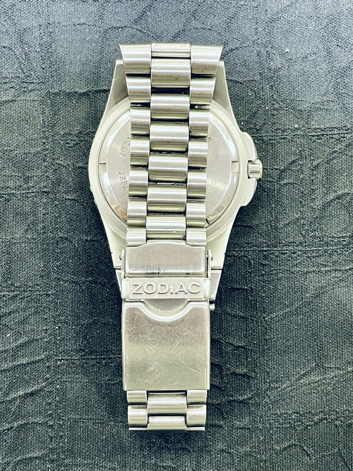 Zodiac ZO2404 Sea Ghost Diver Orange Bezel Stainless Steel Quartz