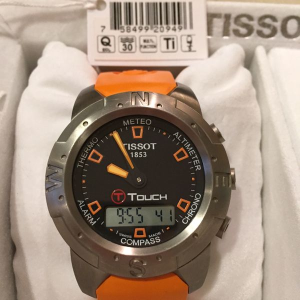 Montre Bracelet Tissot Touch Titanium Pour Homme - Occasion - Montre Multifonction