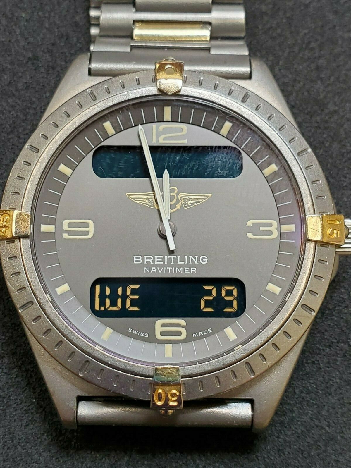 breitling analog digital