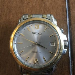Seiko Kinetic men's watch model 5M62-0B20. Keeps accurate time | WatchCharts