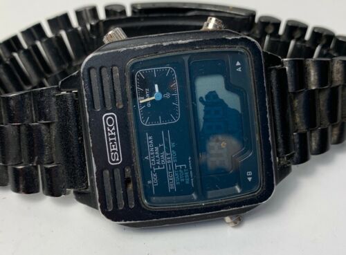 Rare Seiko H239-5060 Vintage Analog Digital Dual Japan Rare Seiko H239-5060 Vintage Analog Digital Dual Japan