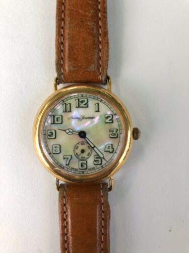 VINTAGE NUMA JEANNIN SWISS MADE WOMEN'S WATCH MOTHER OF PEARL FACE