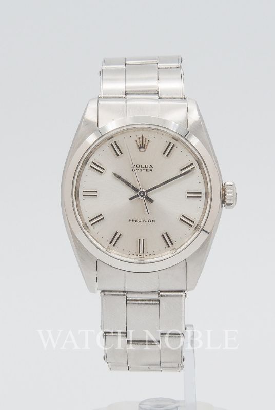 FS Vintage Rolex Oyster Precision Silver Dial 34mm Ref. 6426 with