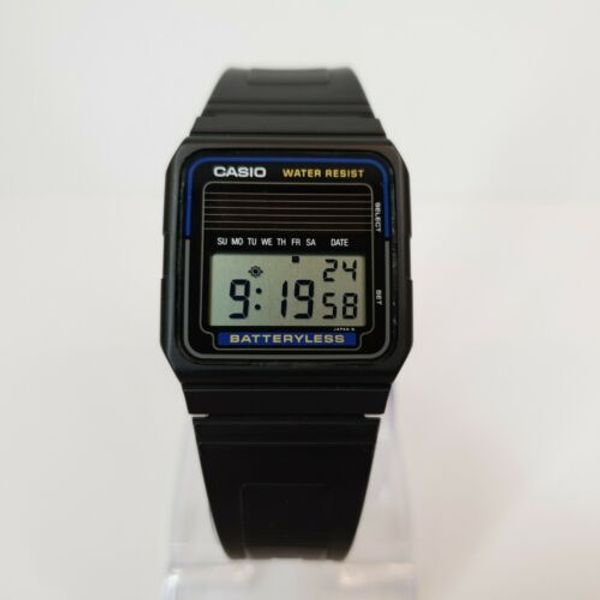 BNIB CASIO FB-52W BATTERYLESS DIGITAL WATCH MODULE 520 JAPAN