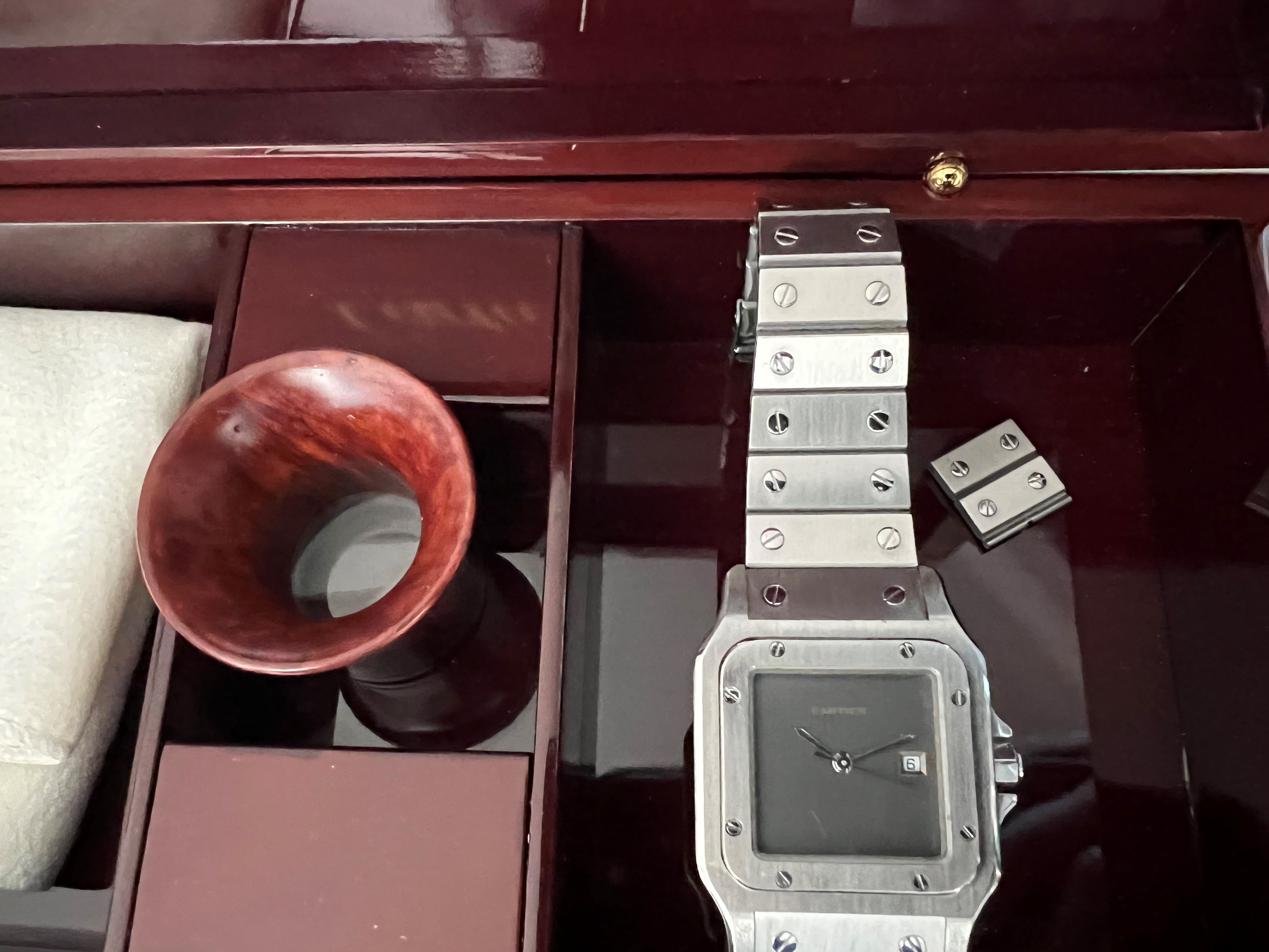 FS Cartier Santos 2960 Slate Gray WatchCharts Marketplace