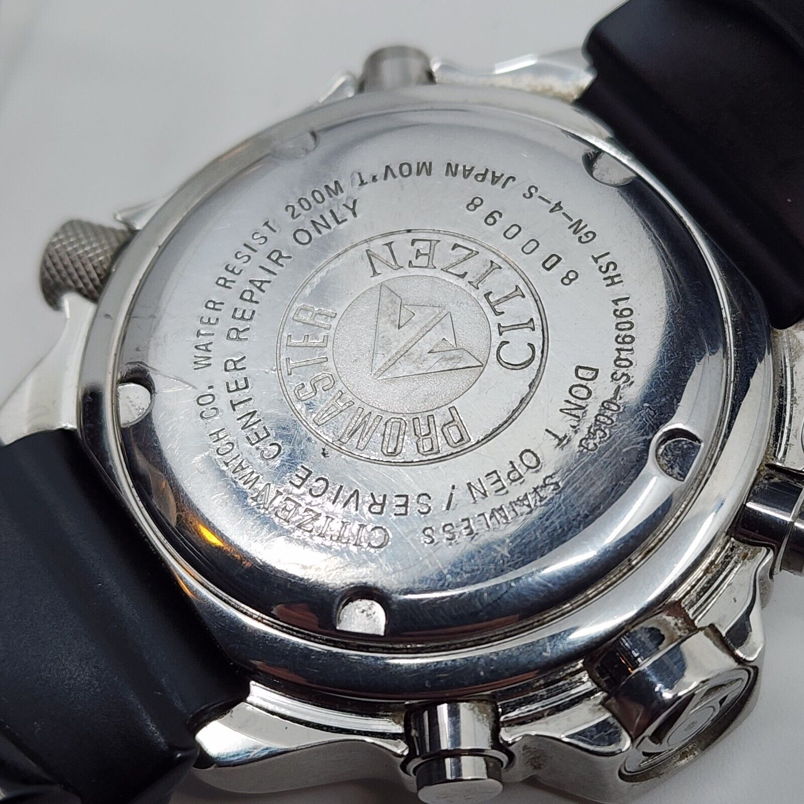 Mens Citizen Promaster Aqualand Depth Meter C500-S016061 Stainless