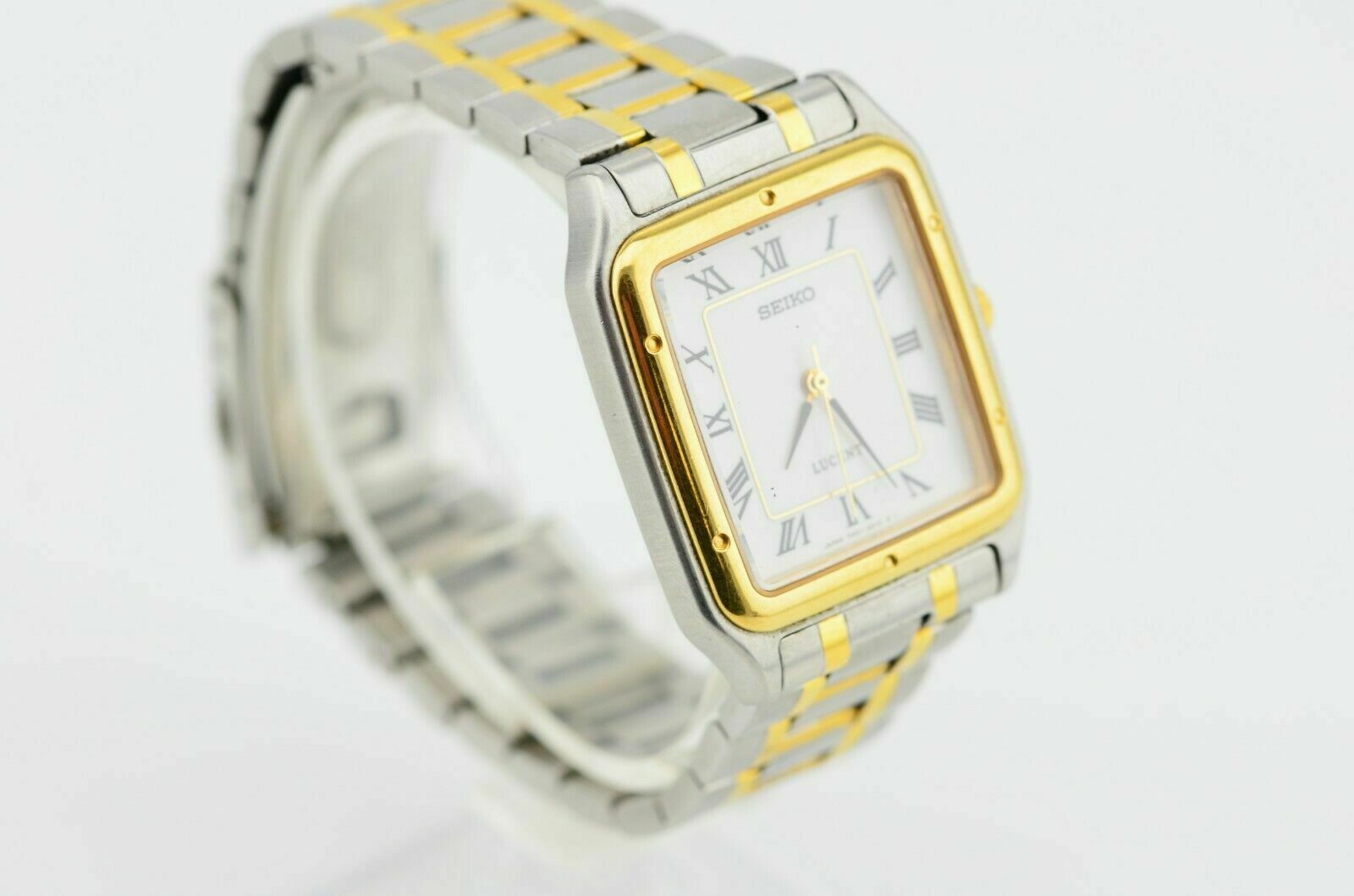 Vintage Seiko Lucent Roman Numerals Quartz Watch 7N01-5190 Japan