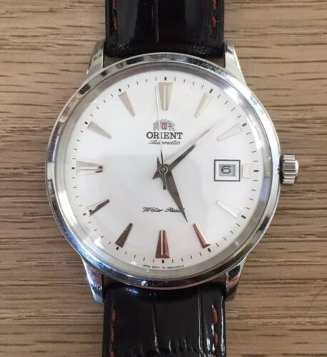 Orient Bambino Dress Watch Automatic ER24-CO-A CS White Face Brown 