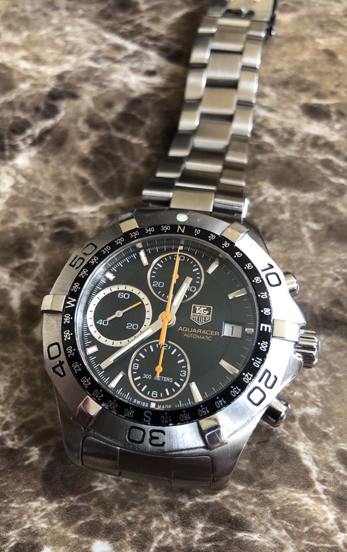 FS Tag Heuer Aquaracer Chronograph CAF2113 WatchCharts Marketplace