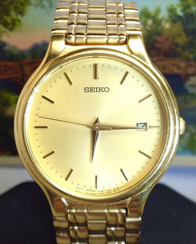 SEIKO V722-7051 MENS QUARTZ WATCH WITH DATE FUNCTION (E3